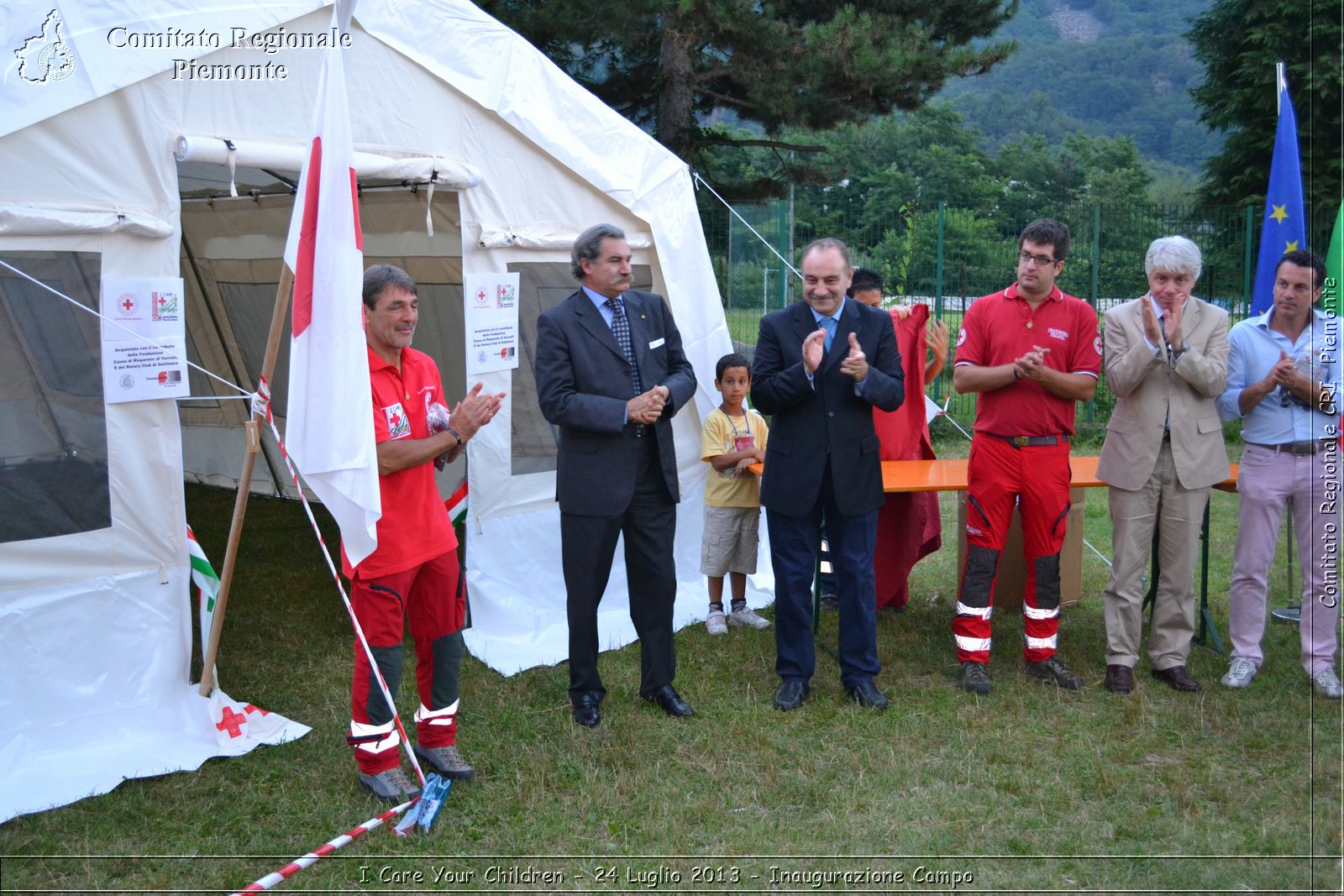 I Care Your Children - 24 Luglio 2013 - Inaugurazione Campo - Croce Rossa Italiana - Comitato Regionale del Piemonte