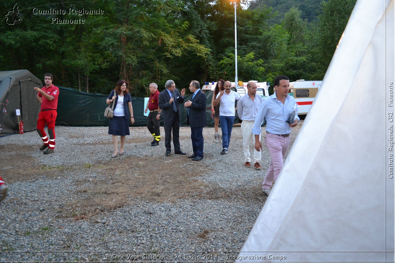 I Care Your Children - 24 Luglio 2013 - Inaugurazione Campo - Croce Rossa Italiana - Comitato Regionale del Piemonte