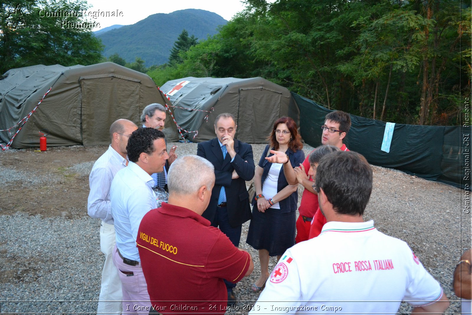 I Care Your Children - 24 Luglio 2013 - Inaugurazione Campo - Croce Rossa Italiana - Comitato Regionale del Piemonte