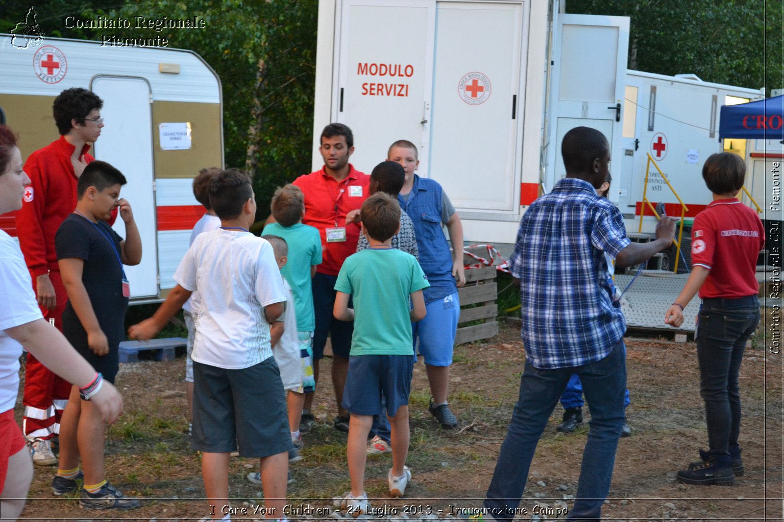 I Care Your Children - 24 Luglio 2013 - Inaugurazione Campo - Croce Rossa Italiana - Comitato Regionale del Piemonte