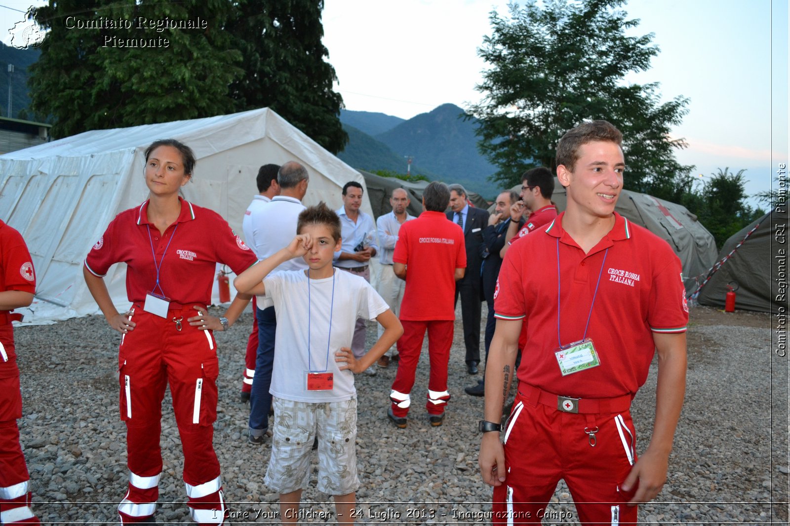 I Care Your Children - 24 Luglio 2013 - Inaugurazione Campo - Croce Rossa Italiana - Comitato Regionale del Piemonte