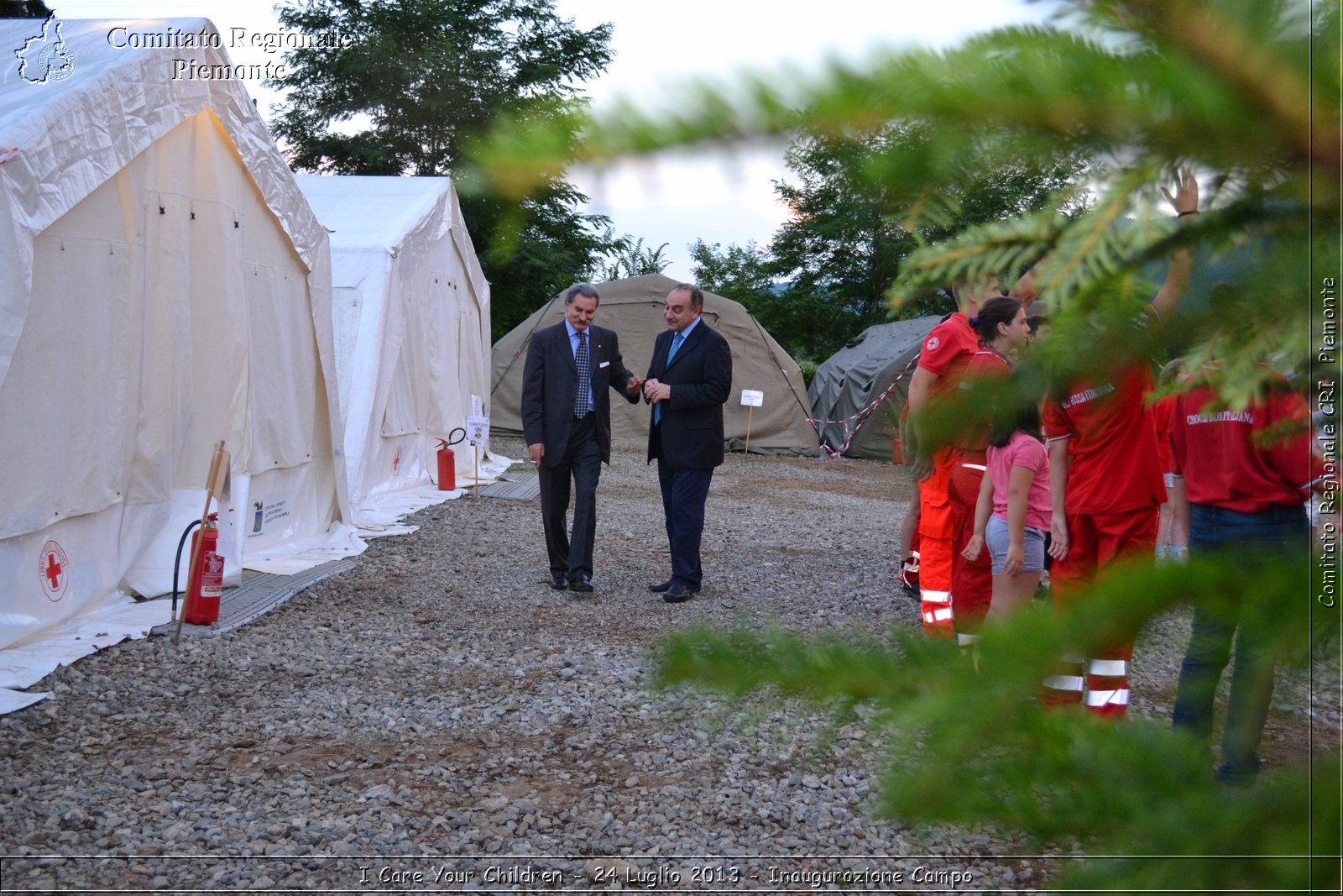 I Care Your Children - 24 Luglio 2013 - Inaugurazione Campo - Croce Rossa Italiana - Comitato Regionale del Piemonte