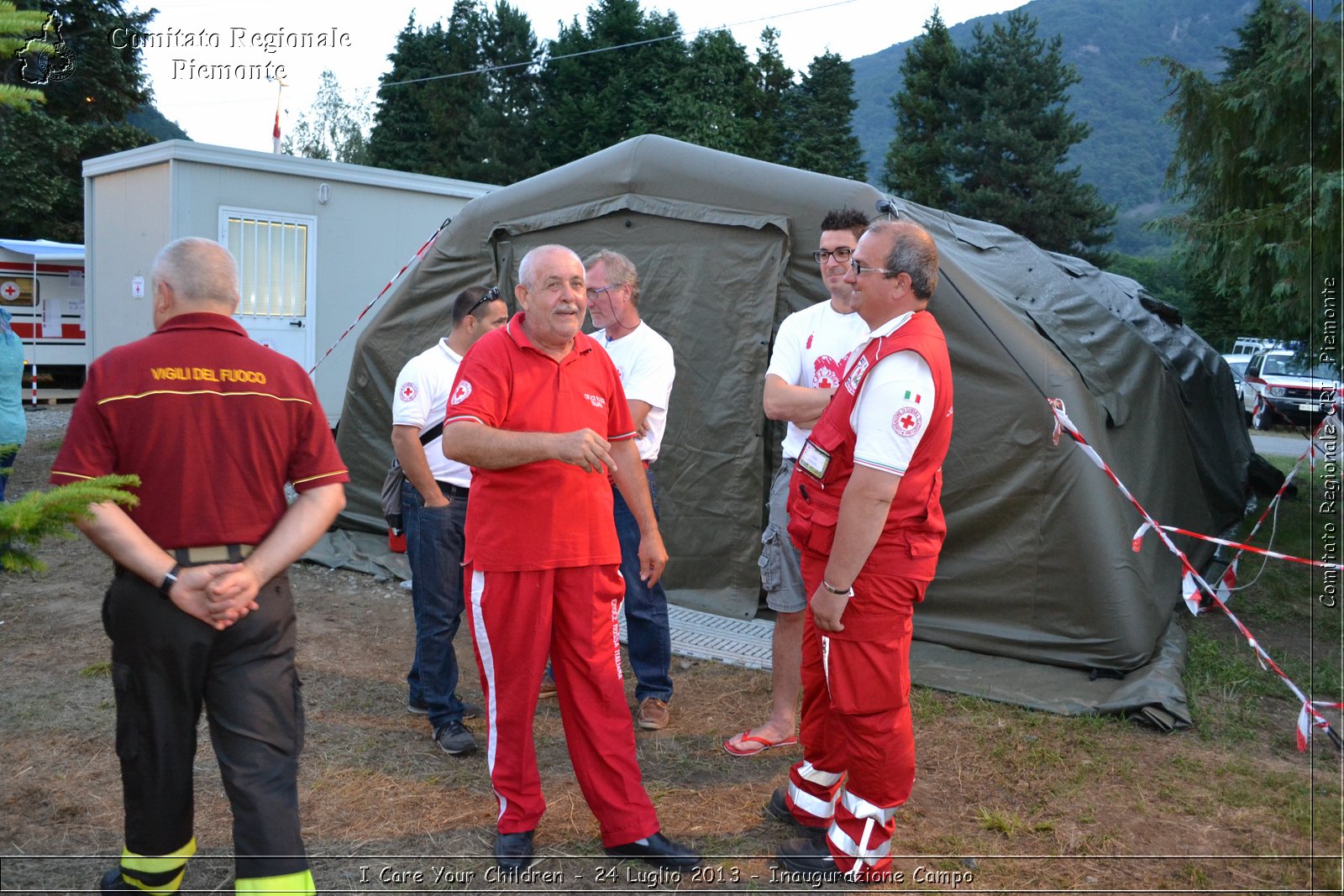 I Care Your Children - 24 Luglio 2013 - Inaugurazione Campo - Croce Rossa Italiana - Comitato Regionale del Piemonte