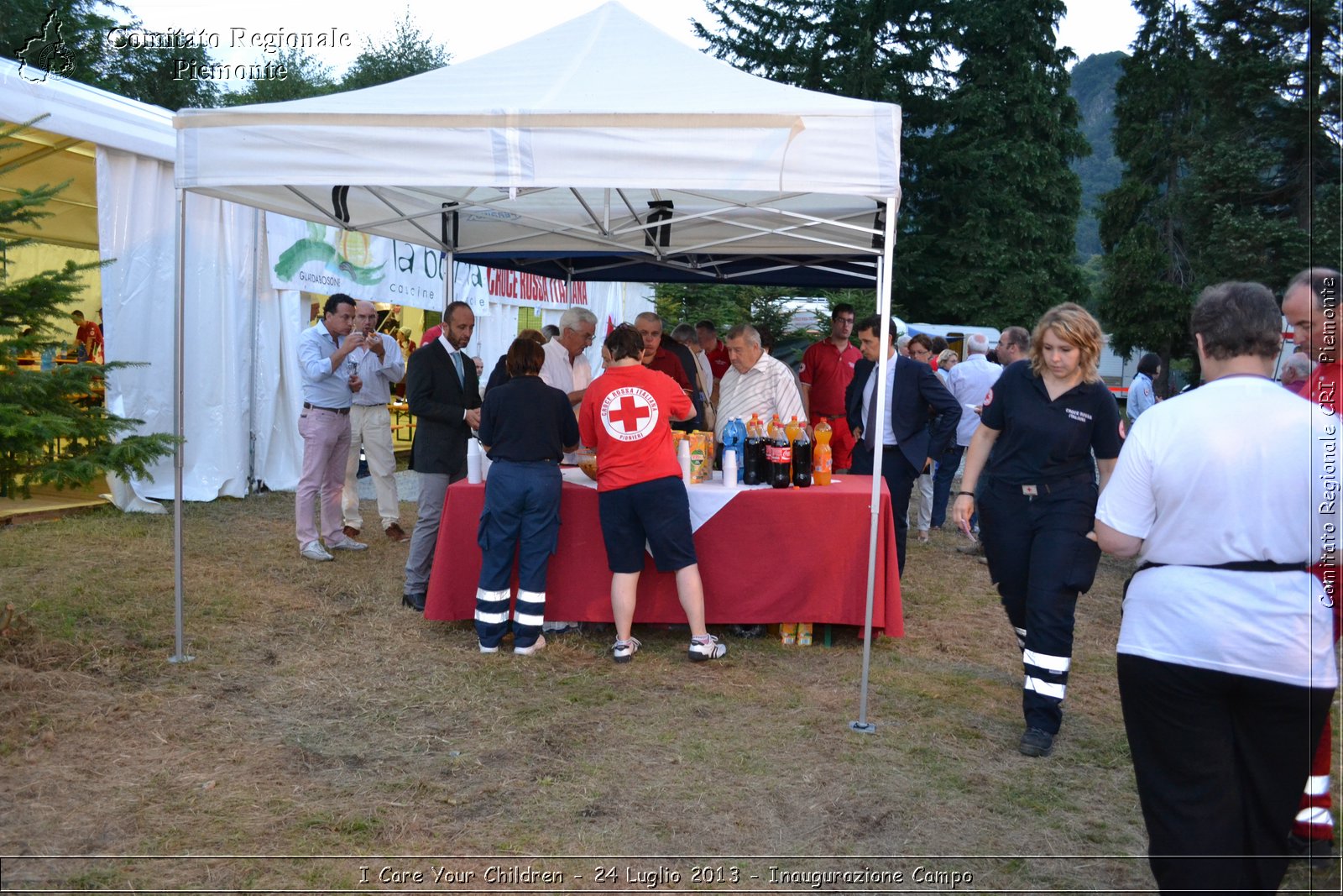 I Care Your Children - 24 Luglio 2013 - Inaugurazione Campo - Croce Rossa Italiana - Comitato Regionale del Piemonte