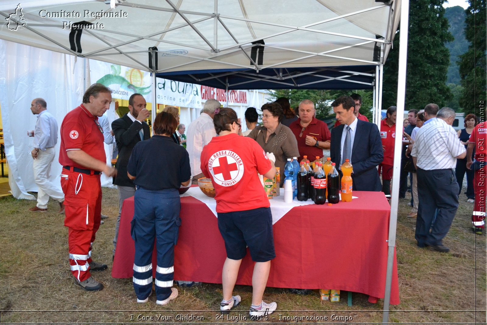 I Care Your Children - 24 Luglio 2013 - Inaugurazione Campo - Croce Rossa Italiana - Comitato Regionale del Piemonte