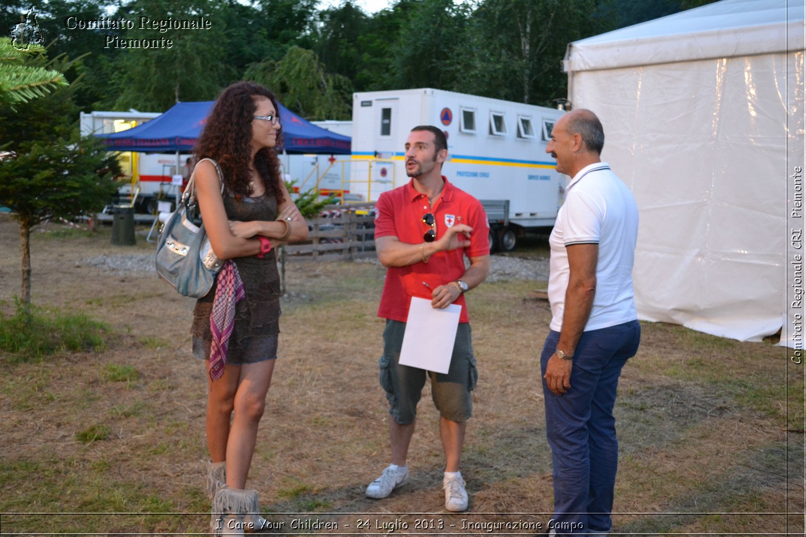 I Care Your Children - 24 Luglio 2013 - Inaugurazione Campo - Croce Rossa Italiana - Comitato Regionale del Piemonte