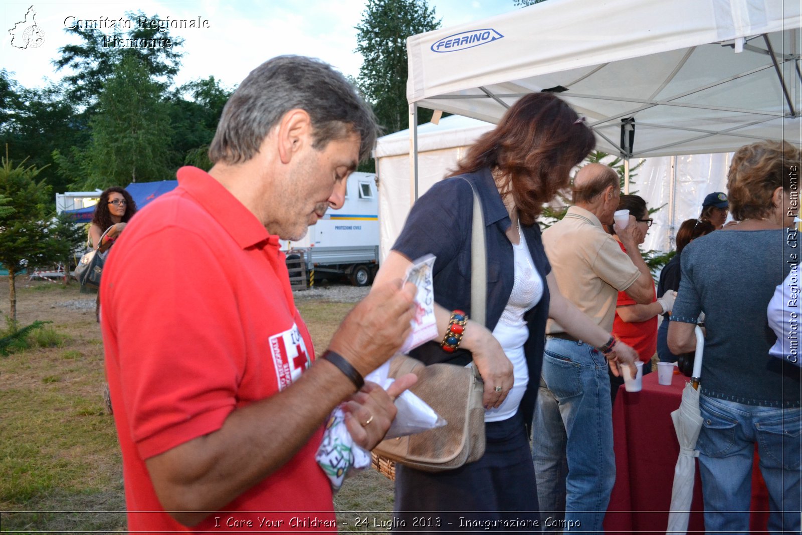 I Care Your Children - 24 Luglio 2013 - Inaugurazione Campo - Croce Rossa Italiana - Comitato Regionale del Piemonte