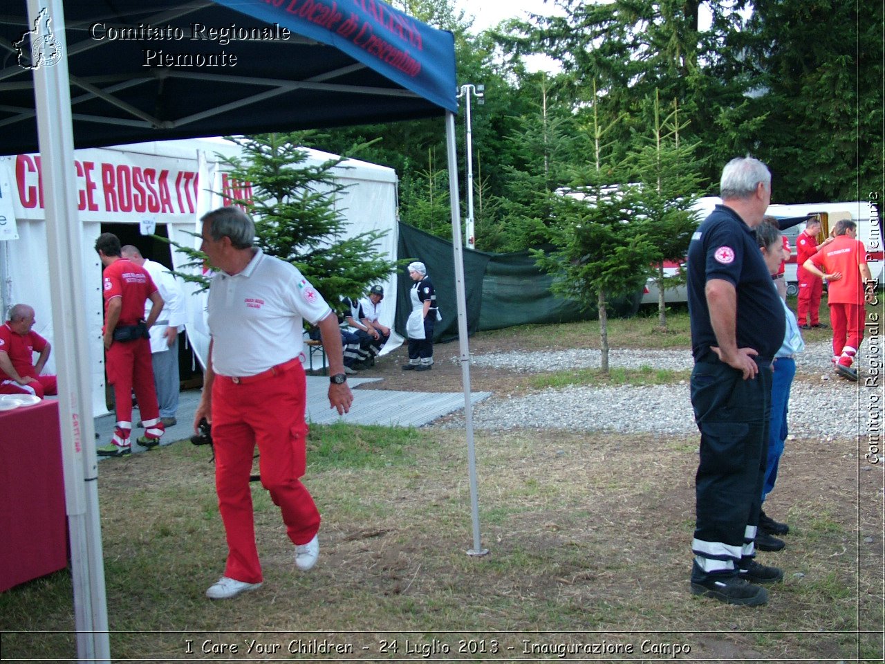 I Care Your Children - 24 Luglio 2013 - Inaugurazione Campo - Croce Rossa Italiana - Comitato Regionale del Piemonte