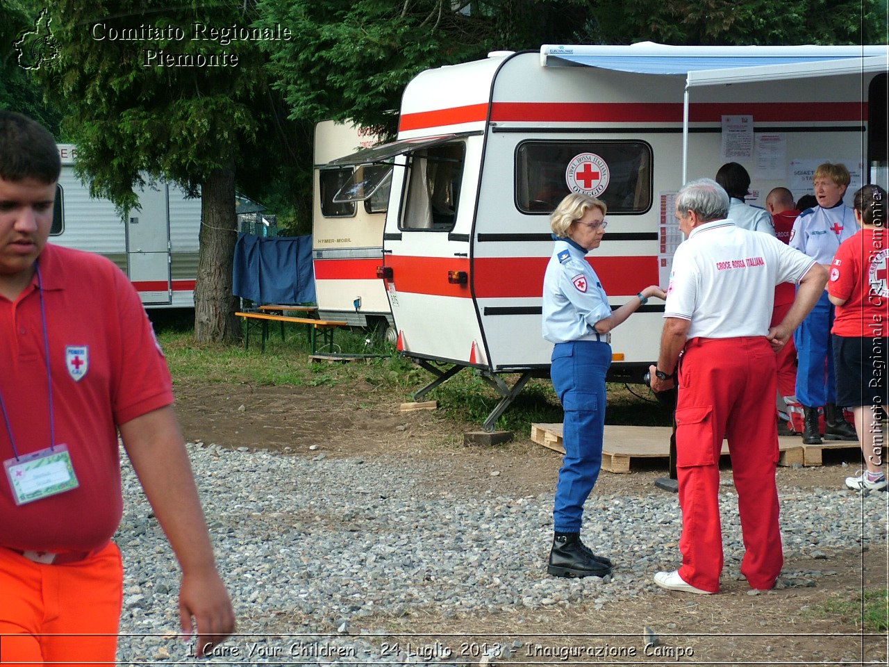 I Care Your Children - 24 Luglio 2013 - Inaugurazione Campo - Croce Rossa Italiana - Comitato Regionale del Piemonte