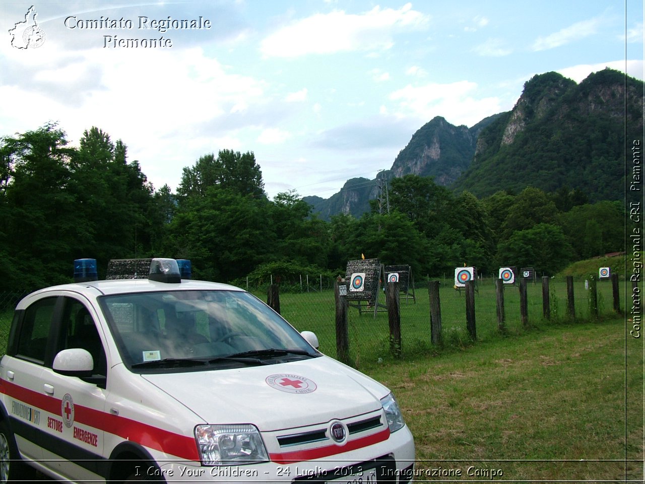 I Care Your Children - 24 Luglio 2013 - Inaugurazione Campo - Croce Rossa Italiana - Comitato Regionale del Piemonte