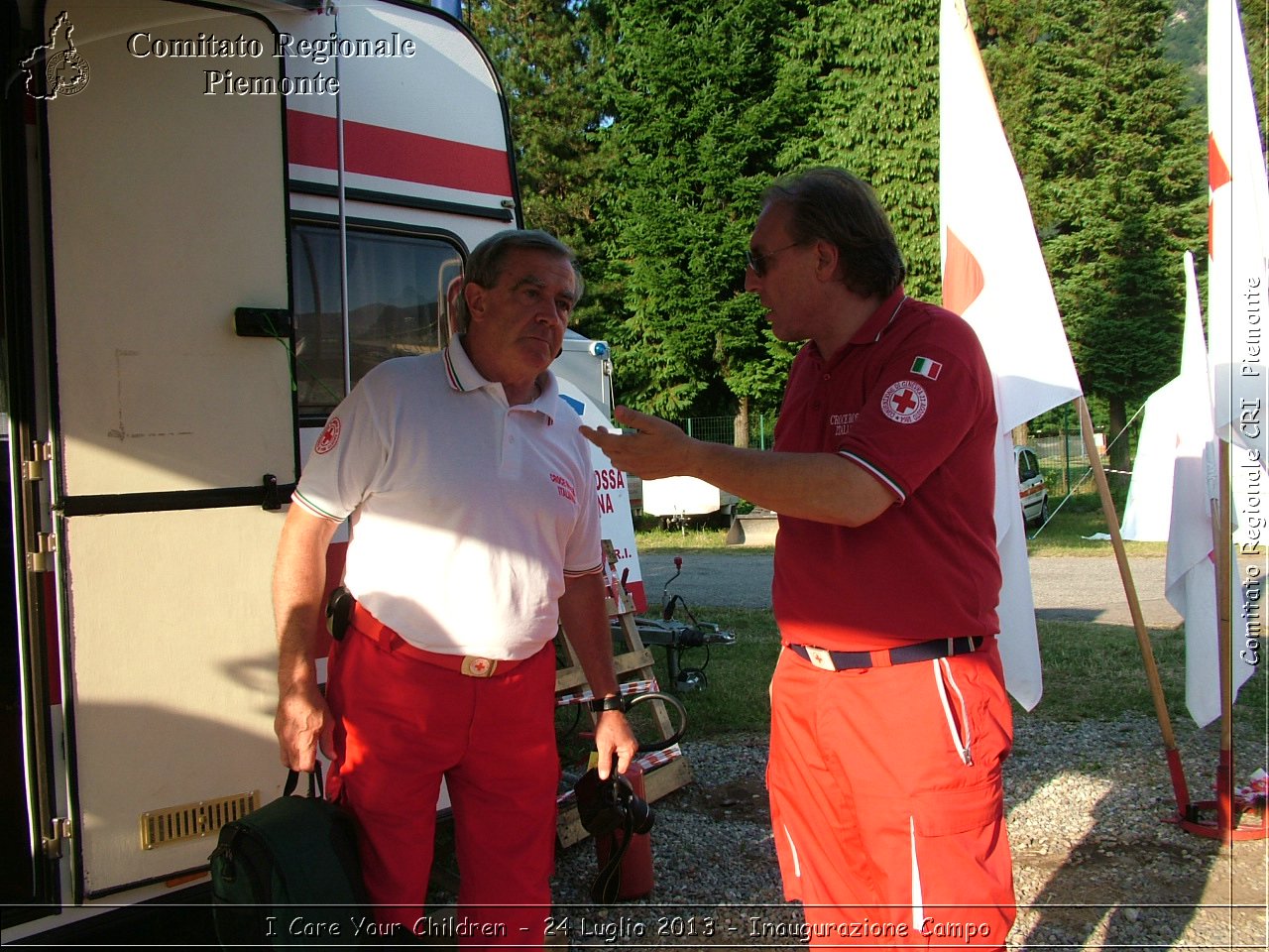 I Care Your Children - 24 Luglio 2013 - Inaugurazione Campo - Croce Rossa Italiana - Comitato Regionale del Piemonte