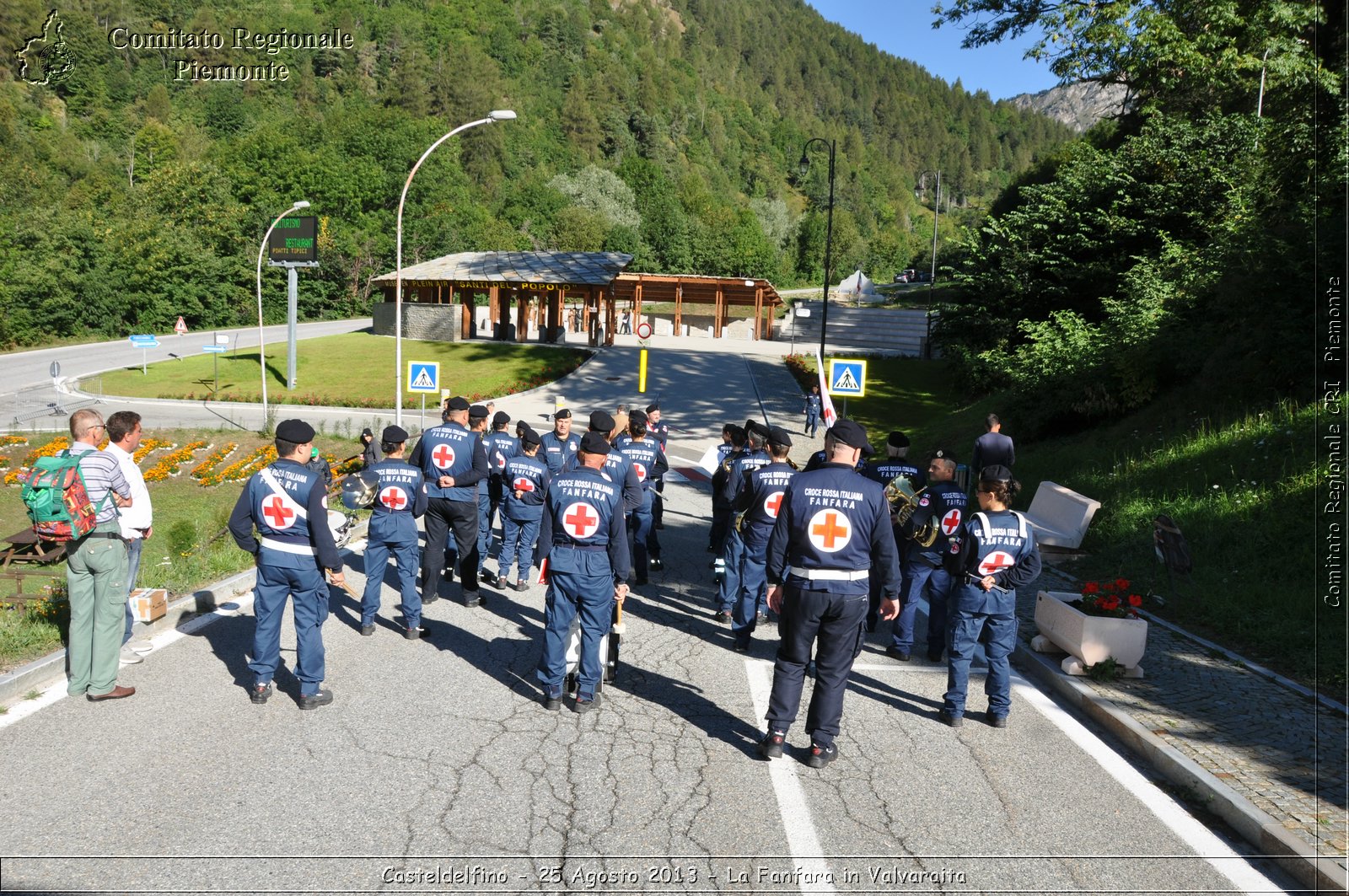 Casteldelfino - 25 Agosto 2013 - La Fanfara in Valvaraita - Croce Rossa Italiana - Comitato Regionale del Piemonte