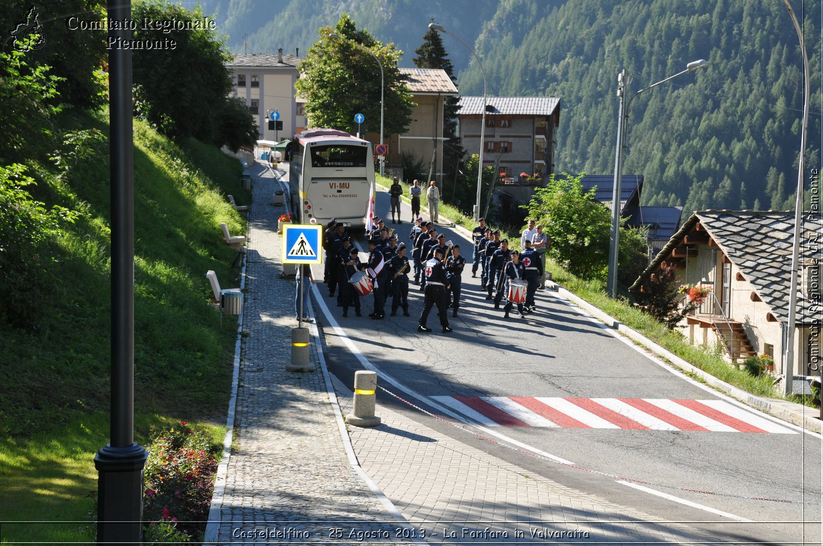 Casteldelfino - 25 Agosto 2013 - La Fanfara in Valvaraita - Croce Rossa Italiana - Comitato Regionale del Piemonte