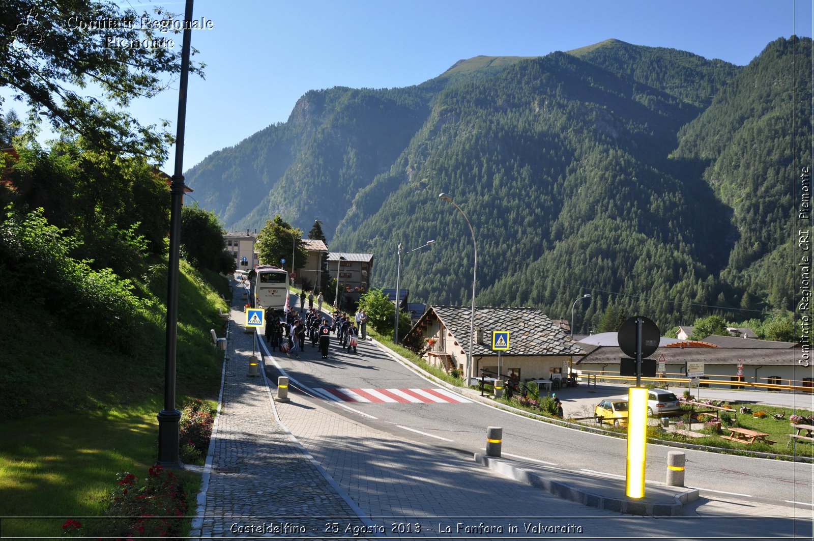 Casteldelfino - 25 Agosto 2013 - La Fanfara in Valvaraita - Croce Rossa Italiana - Comitato Regionale del Piemonte