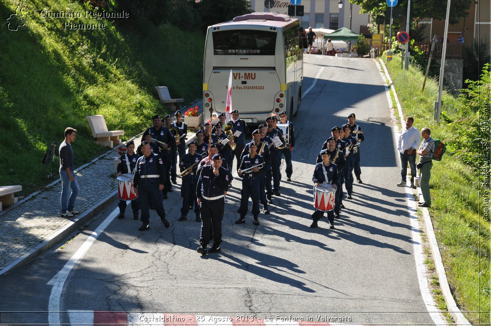 Casteldelfino - 25 Agosto 2013 - La Fanfara in Valvaraita - Croce Rossa Italiana - Comitato Regionale del Piemonte