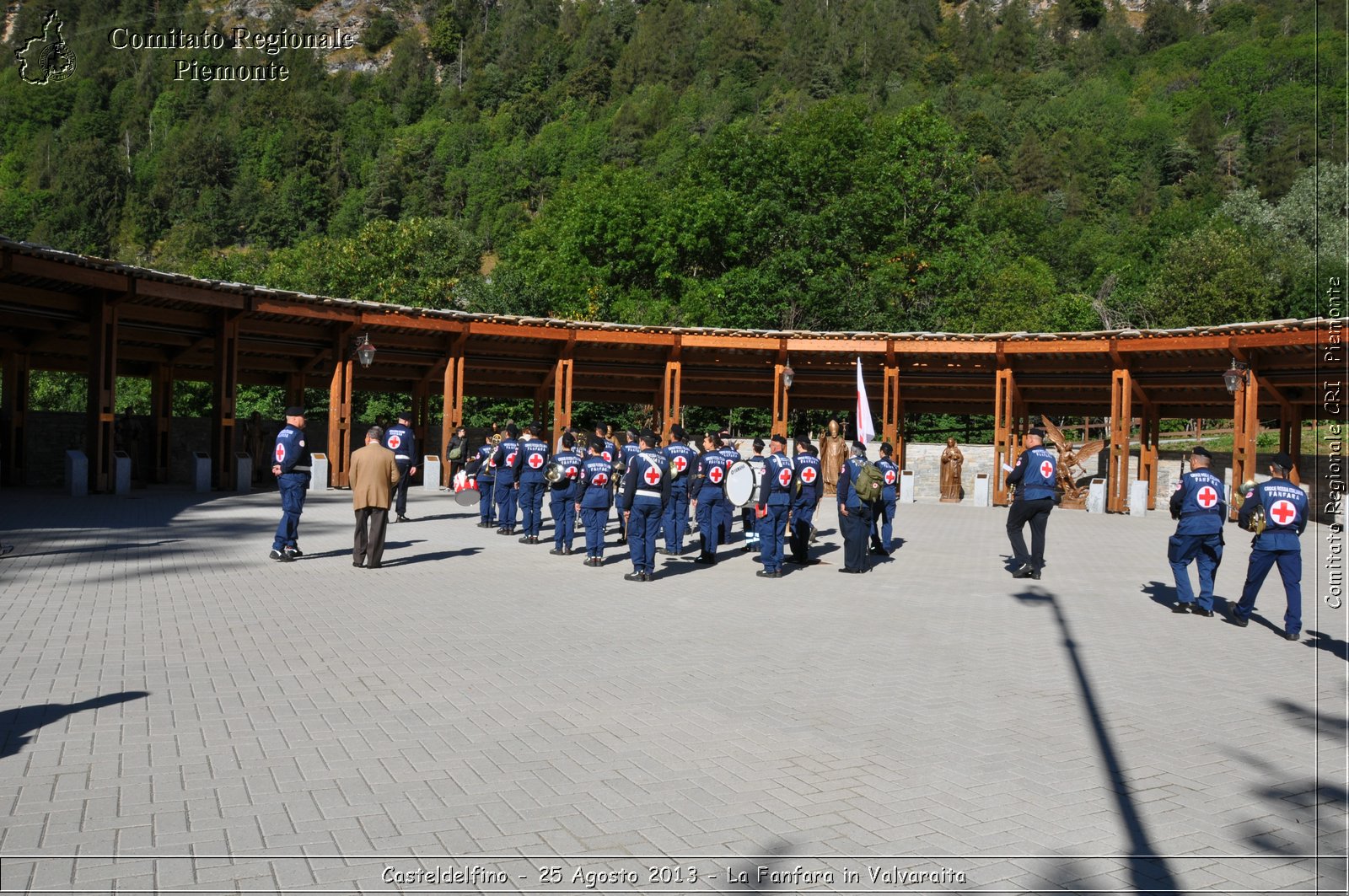 Casteldelfino - 25 Agosto 2013 - La Fanfara in Valvaraita - Croce Rossa Italiana - Comitato Regionale del Piemonte