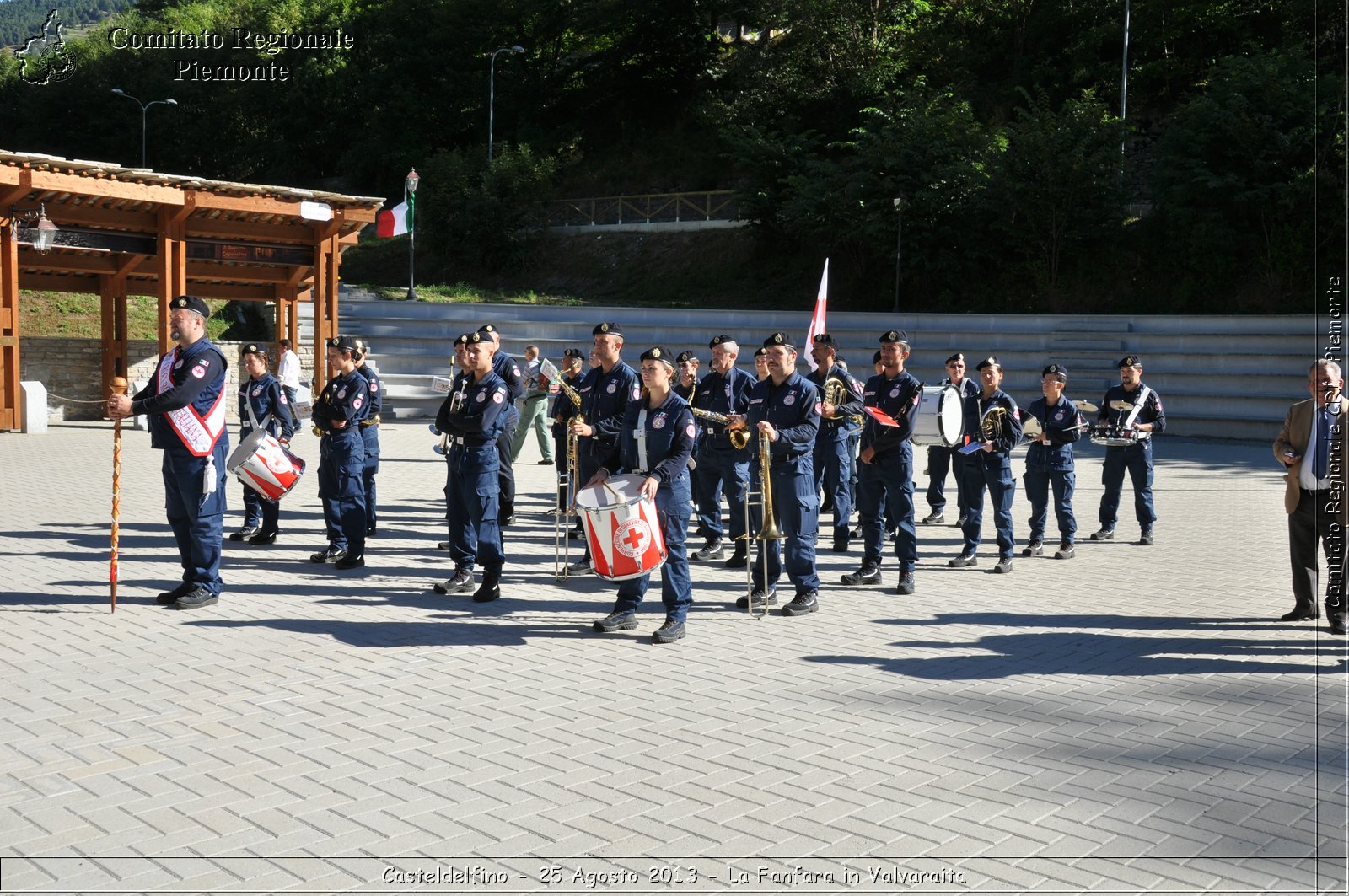 Casteldelfino - 25 Agosto 2013 - La Fanfara in Valvaraita - Croce Rossa Italiana - Comitato Regionale del Piemonte