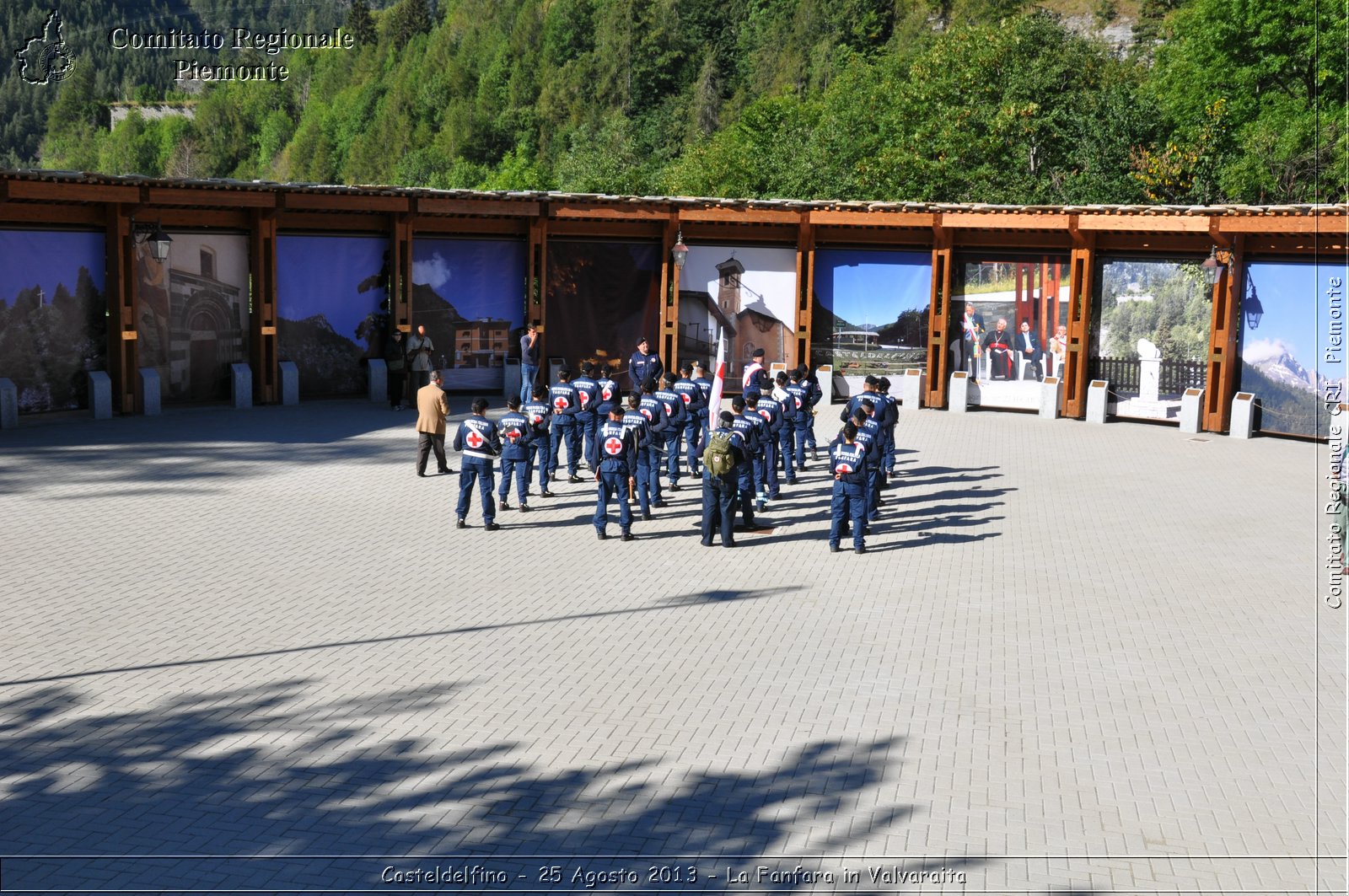 Casteldelfino - 25 Agosto 2013 - La Fanfara in Valvaraita - Croce Rossa Italiana - Comitato Regionale del Piemonte