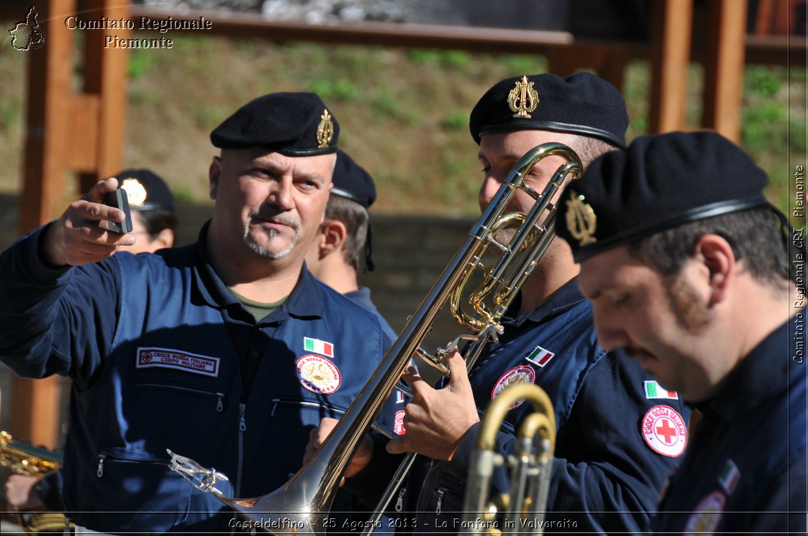 Casteldelfino - 25 Agosto 2013 - La Fanfara in Valvaraita - Croce Rossa Italiana - Comitato Regionale del Piemonte