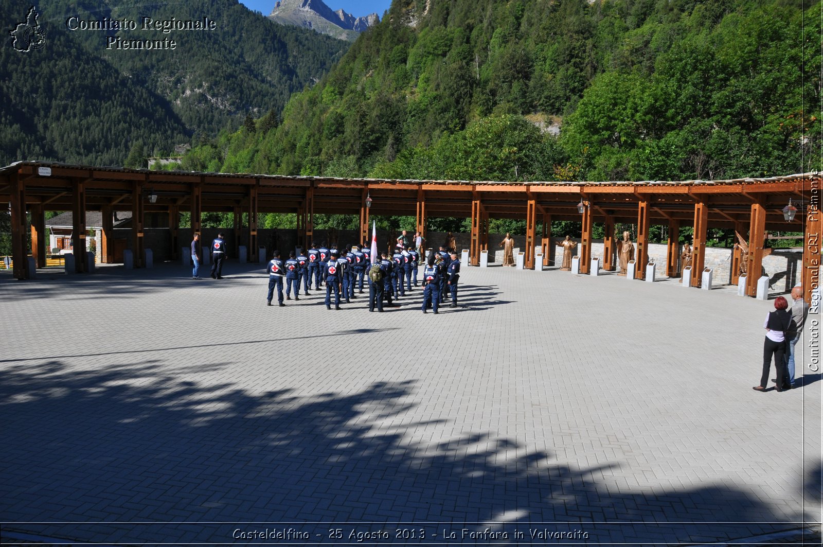 Casteldelfino - 25 Agosto 2013 - La Fanfara in Valvaraita - Croce Rossa Italiana - Comitato Regionale del Piemonte