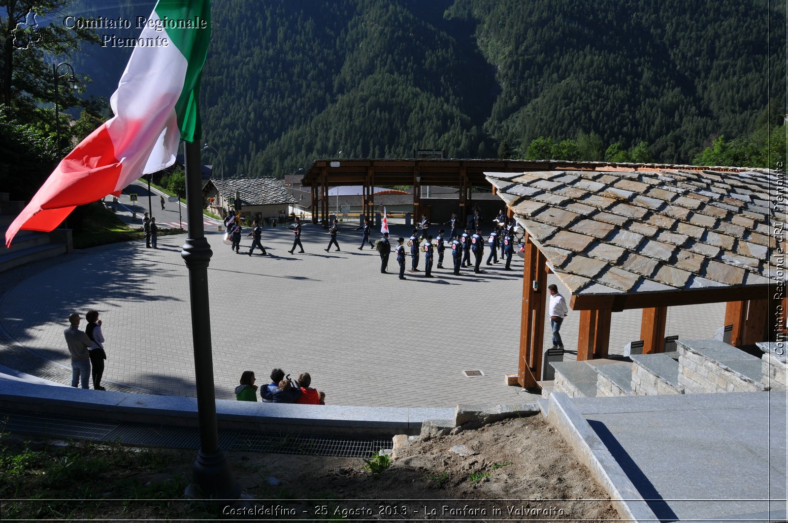 Casteldelfino - 25 Agosto 2013 - La Fanfara in Valvaraita - Croce Rossa Italiana - Comitato Regionale del Piemonte