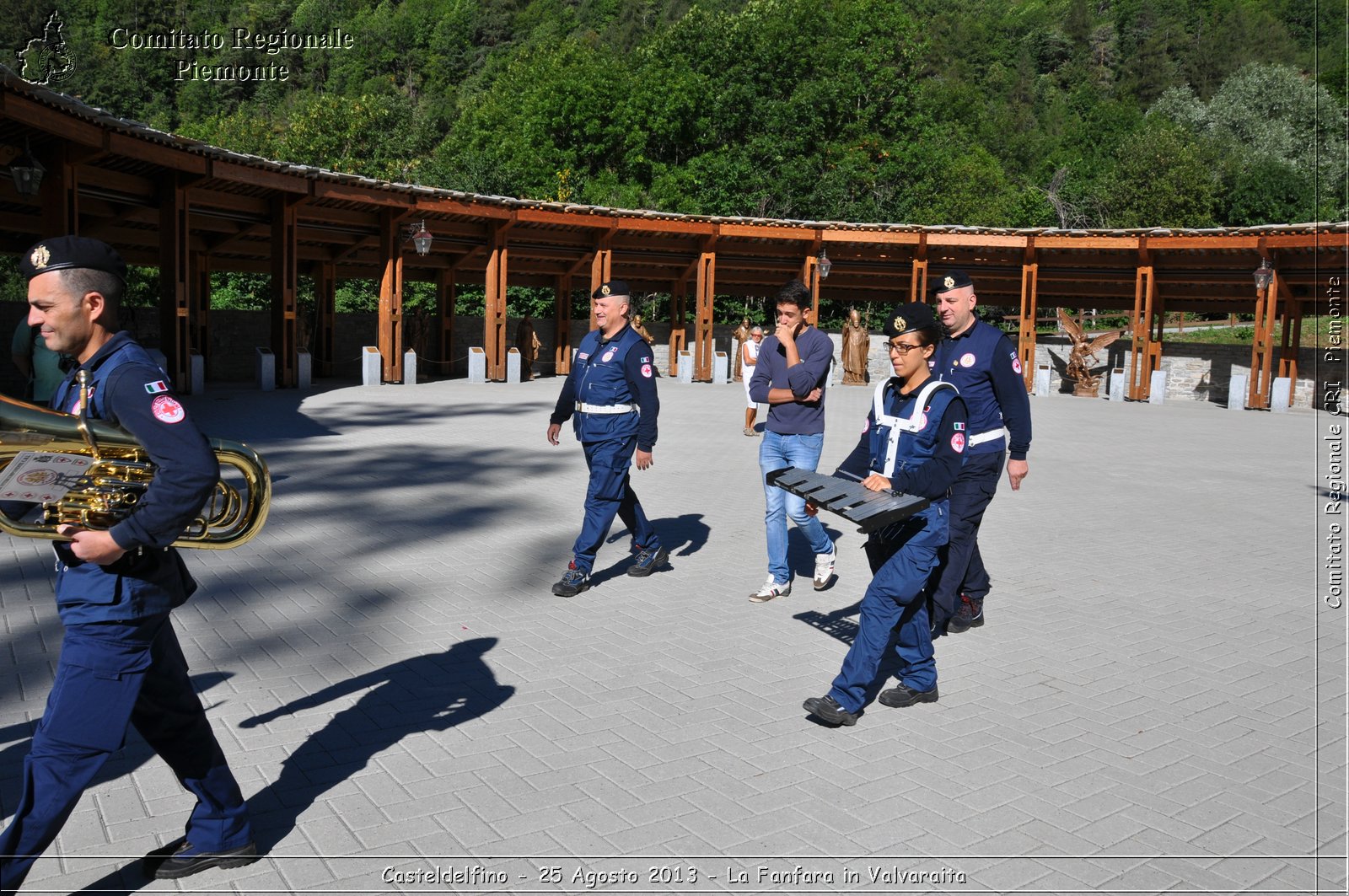 Casteldelfino - 25 Agosto 2013 - La Fanfara in Valvaraita - Croce Rossa Italiana - Comitato Regionale del Piemonte