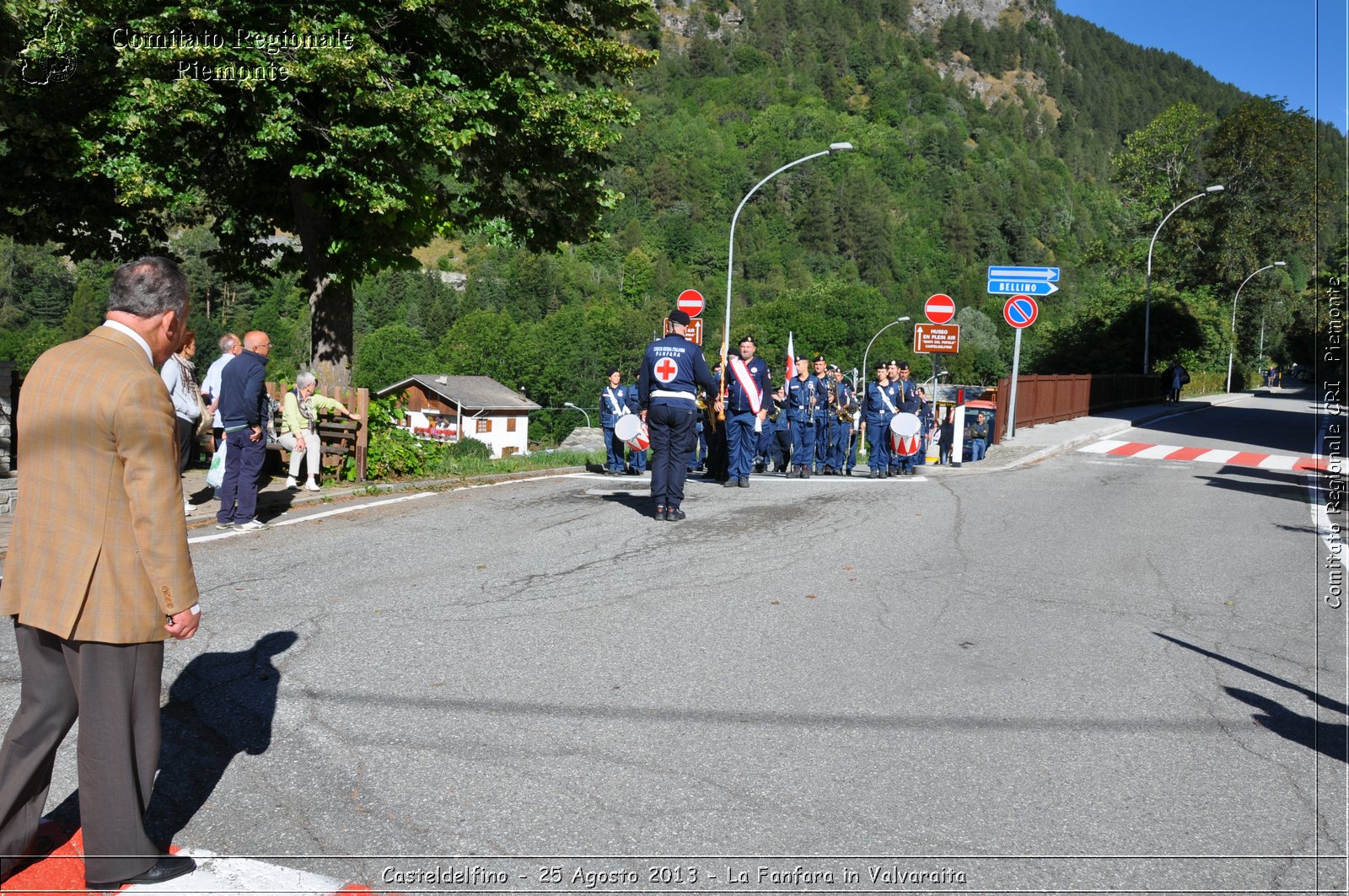 Casteldelfino - 25 Agosto 2013 - La Fanfara in Valvaraita - Croce Rossa Italiana - Comitato Regionale del Piemonte