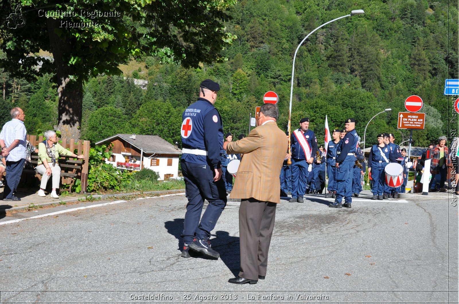 Casteldelfino - 25 Agosto 2013 - La Fanfara in Valvaraita - Croce Rossa Italiana - Comitato Regionale del Piemonte