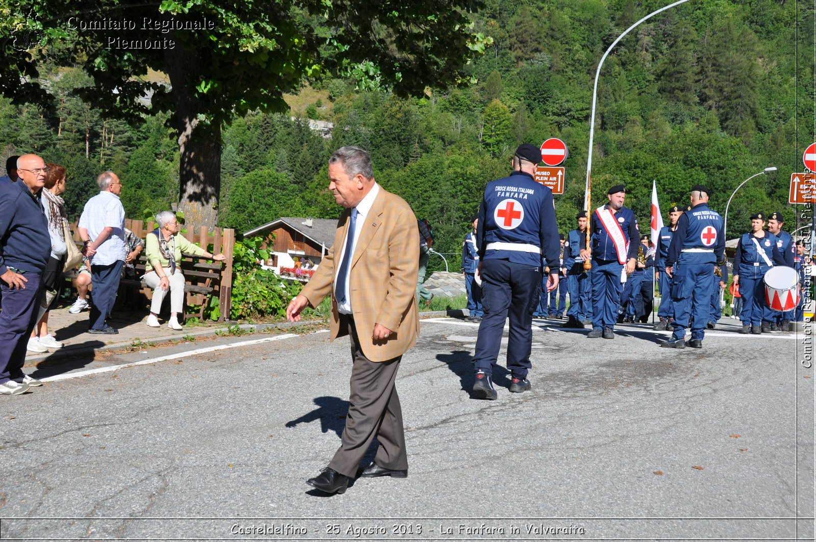 Casteldelfino - 25 Agosto 2013 - La Fanfara in Valvaraita - Croce Rossa Italiana - Comitato Regionale del Piemonte