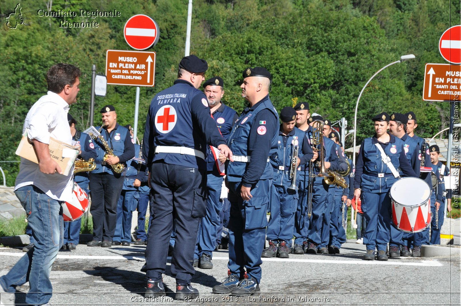 Casteldelfino - 25 Agosto 2013 - La Fanfara in Valvaraita - Croce Rossa Italiana - Comitato Regionale del Piemonte