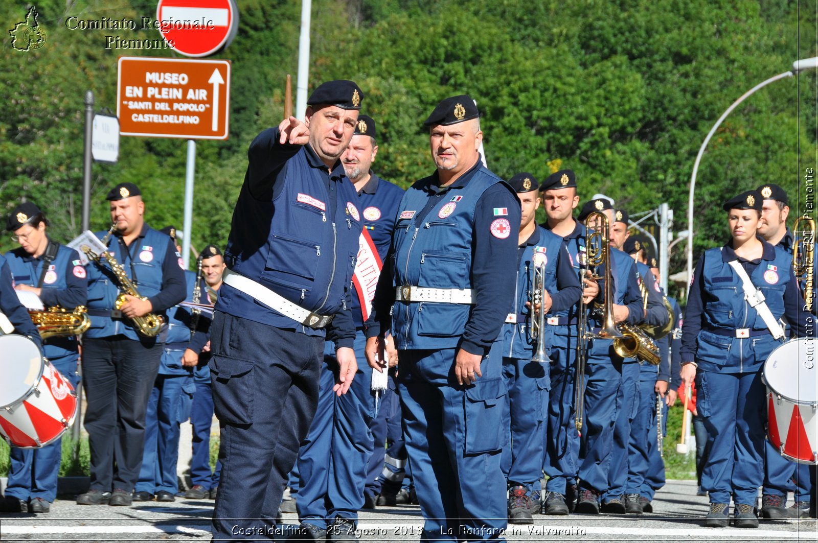 Casteldelfino - 25 Agosto 2013 - La Fanfara in Valvaraita - Croce Rossa Italiana - Comitato Regionale del Piemonte