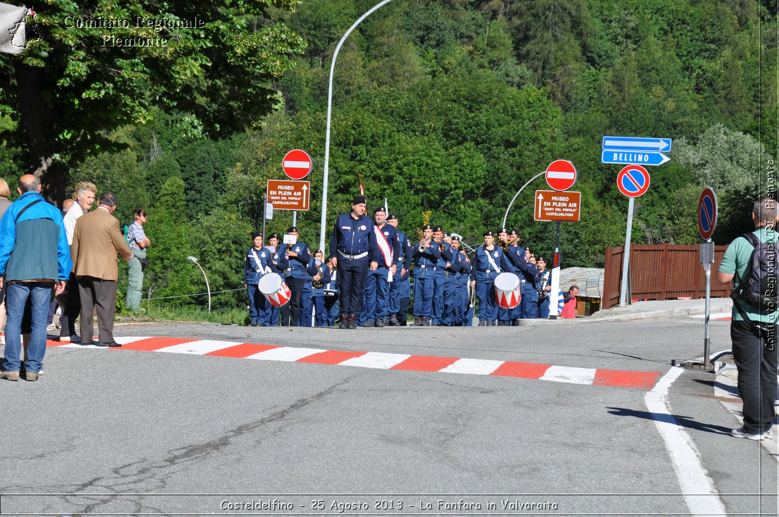 Casteldelfino - 25 Agosto 2013 - La Fanfara in Valvaraita - Croce Rossa Italiana - Comitato Regionale del Piemonte