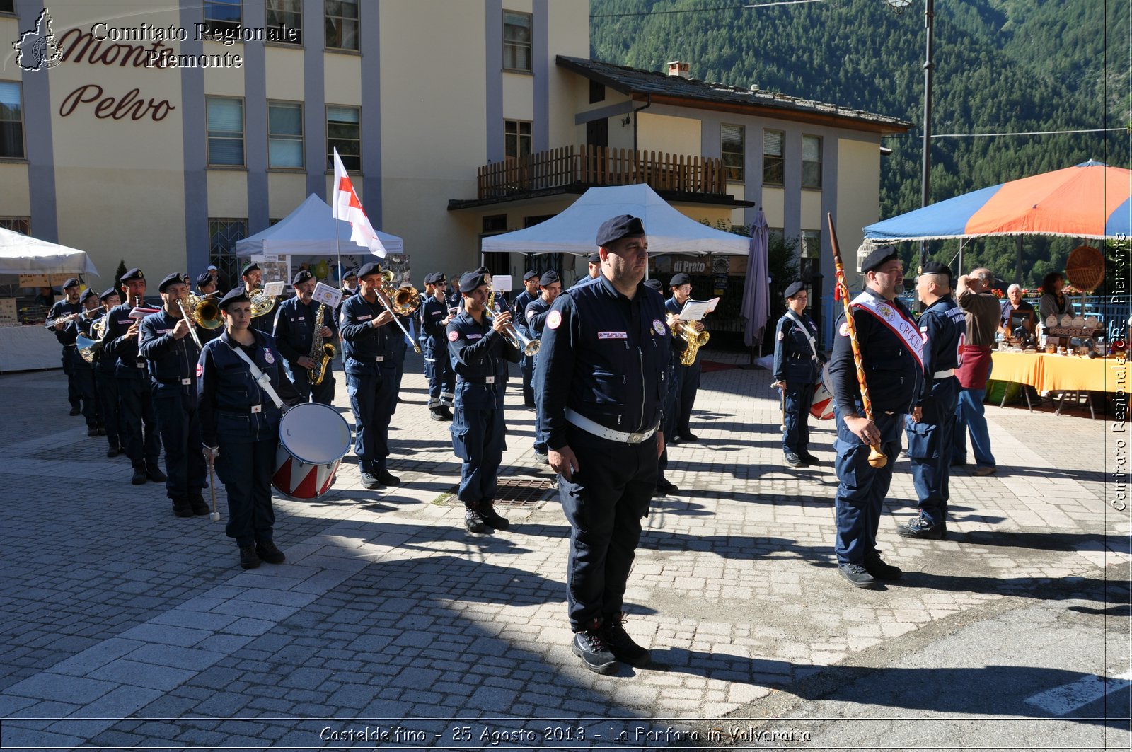 Casteldelfino - 25 Agosto 2013 - La Fanfara in Valvaraita - Croce Rossa Italiana - Comitato Regionale del Piemonte