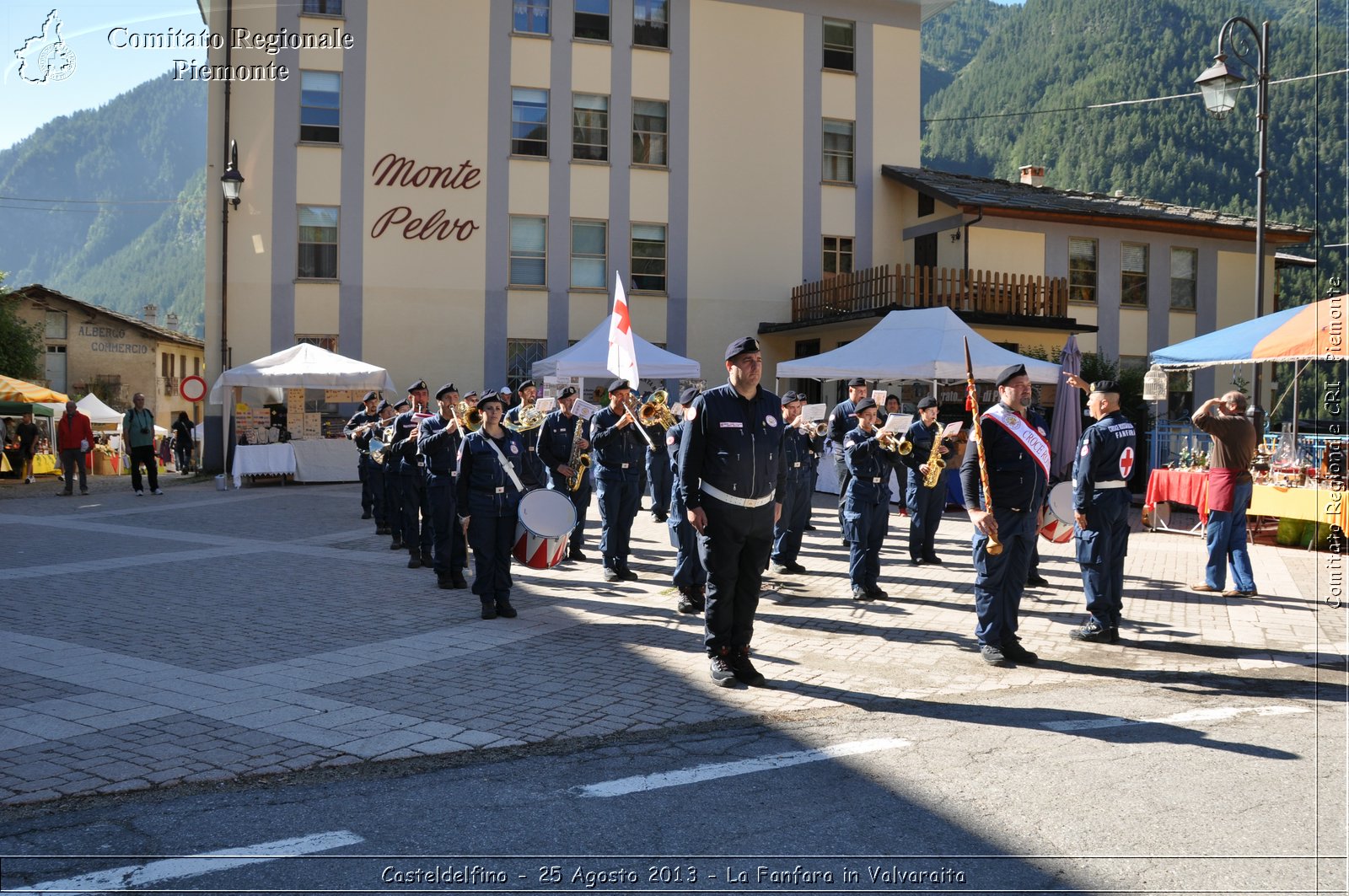 Casteldelfino - 25 Agosto 2013 - La Fanfara in Valvaraita - Croce Rossa Italiana - Comitato Regionale del Piemonte