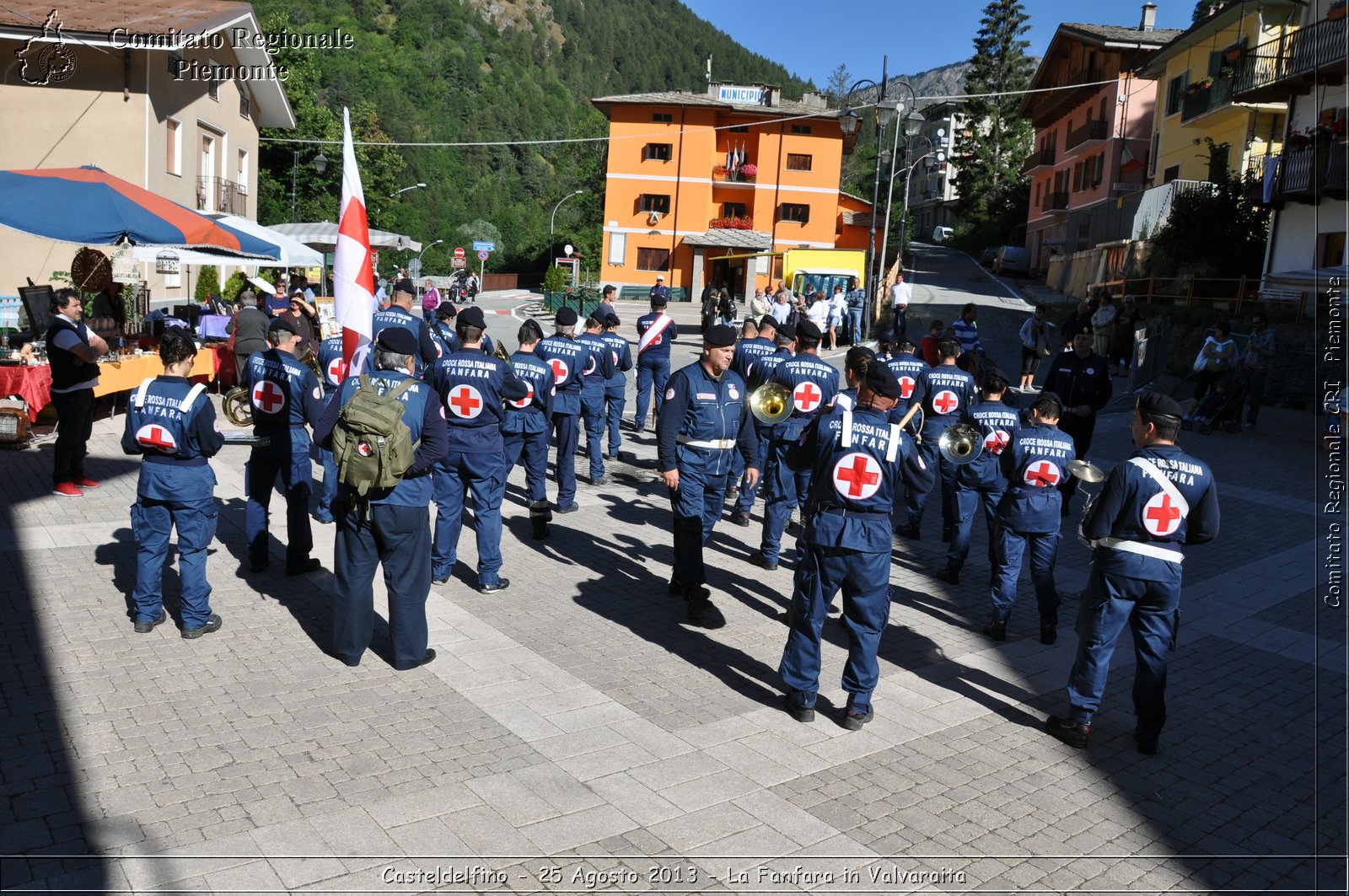 Casteldelfino - 25 Agosto 2013 - La Fanfara in Valvaraita - Croce Rossa Italiana - Comitato Regionale del Piemonte