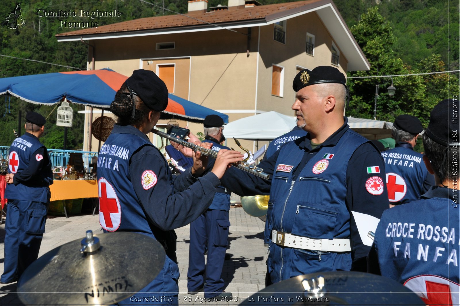 Casteldelfino - 25 Agosto 2013 - La Fanfara in Valvaraita - Croce Rossa Italiana - Comitato Regionale del Piemonte