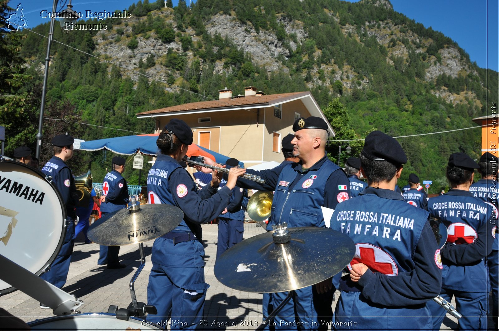 Casteldelfino - 25 Agosto 2013 - La Fanfara in Valvaraita - Croce Rossa Italiana - Comitato Regionale del Piemonte