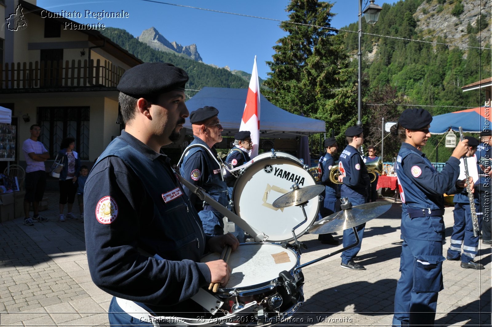 Casteldelfino - 25 Agosto 2013 - La Fanfara in Valvaraita - Croce Rossa Italiana - Comitato Regionale del Piemonte