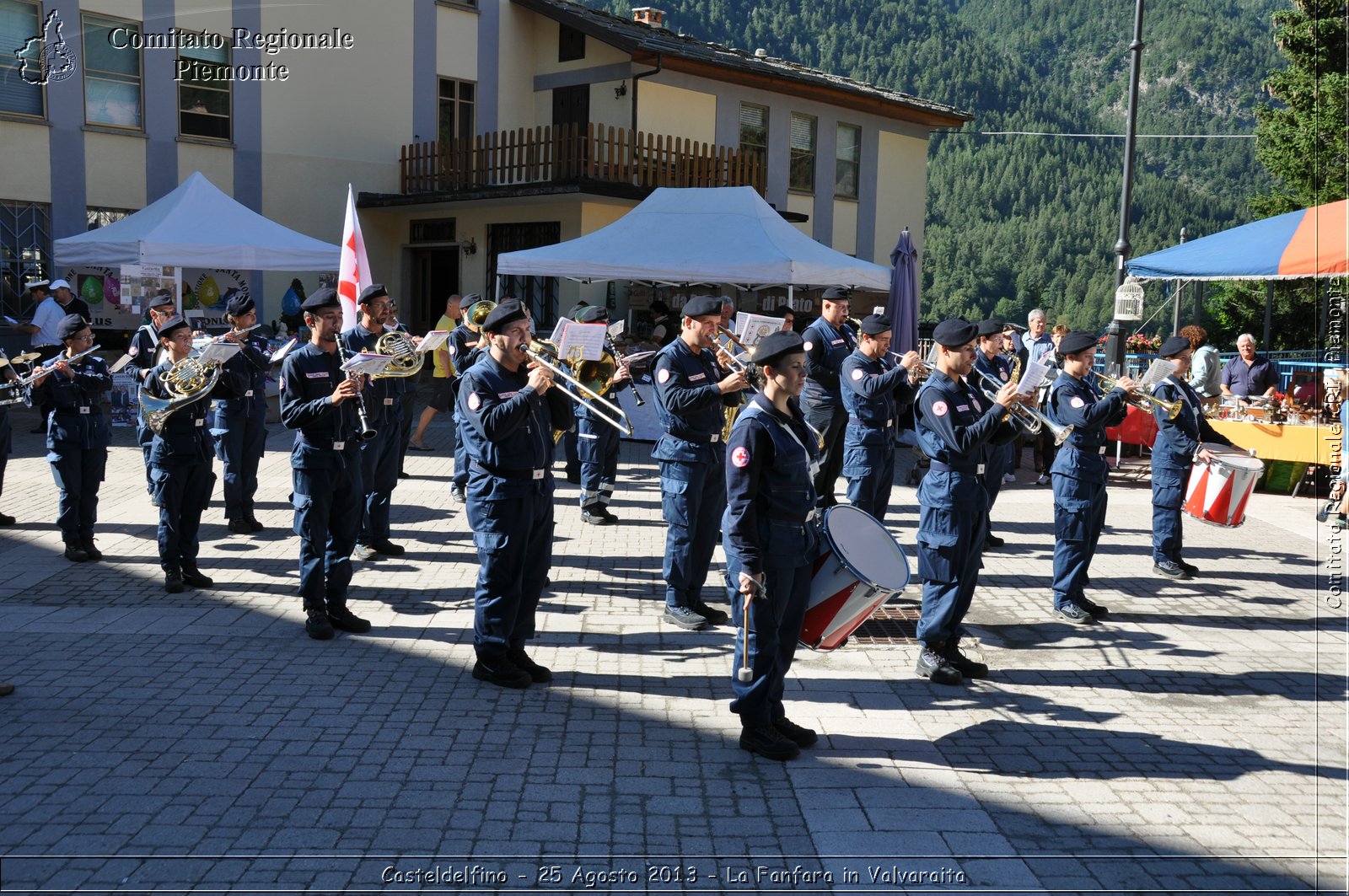 Casteldelfino - 25 Agosto 2013 - La Fanfara in Valvaraita - Croce Rossa Italiana - Comitato Regionale del Piemonte