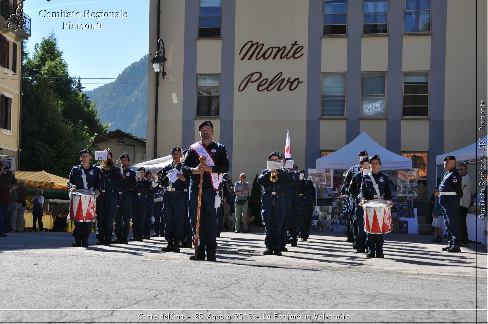 Casteldelfino - 25 Agosto 2013 - La Fanfara in Valvaraita - Croce Rossa Italiana - Comitato Regionale del Piemonte