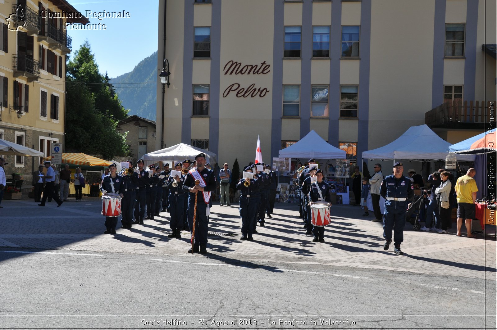 Casteldelfino - 25 Agosto 2013 - La Fanfara in Valvaraita - Croce Rossa Italiana - Comitato Regionale del Piemonte