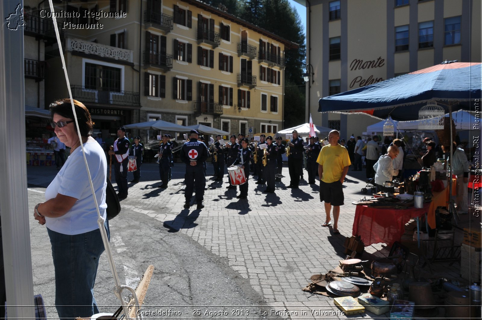 Casteldelfino - 25 Agosto 2013 - La Fanfara in Valvaraita - Croce Rossa Italiana - Comitato Regionale del Piemonte