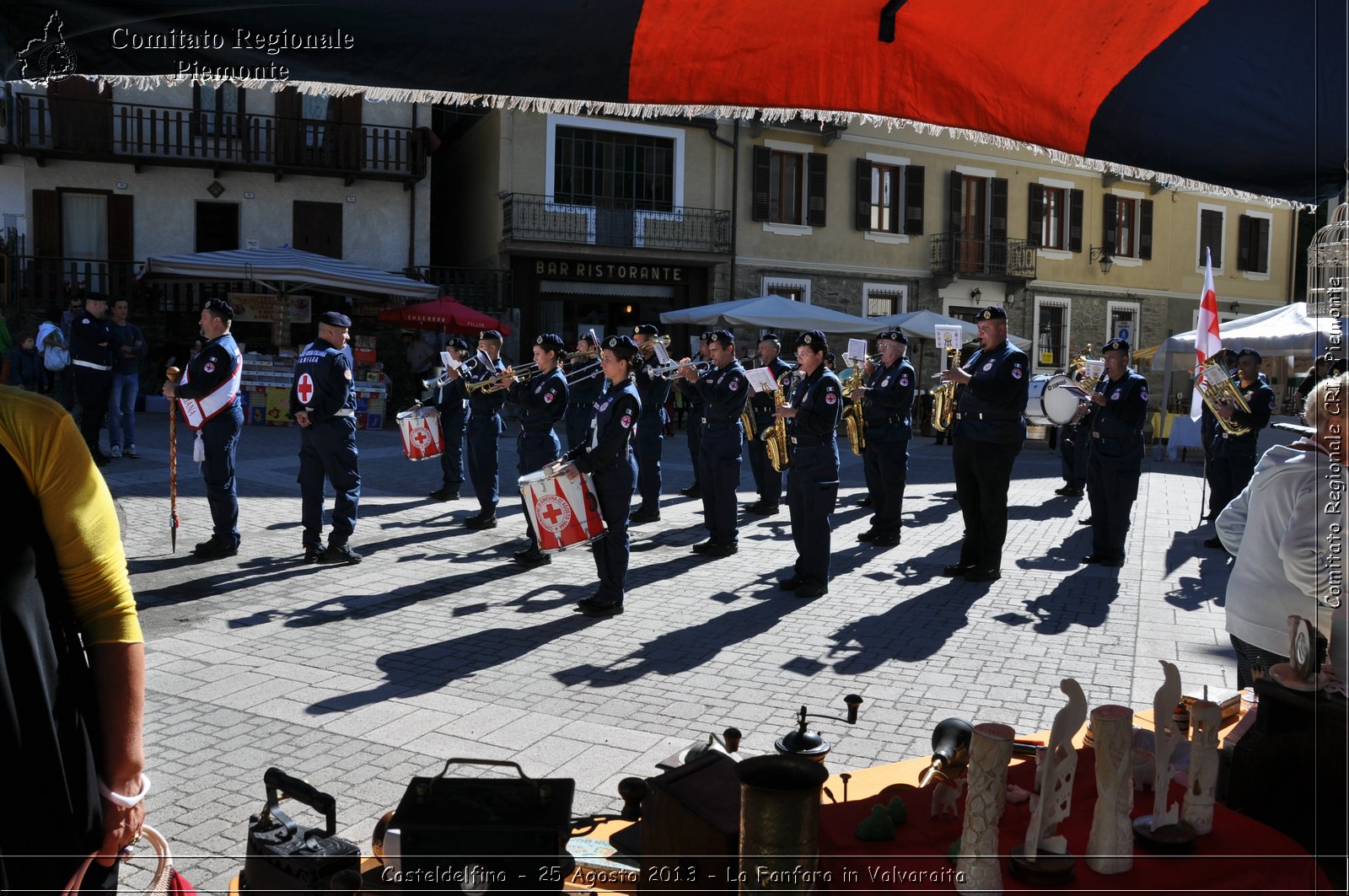 Casteldelfino - 25 Agosto 2013 - La Fanfara in Valvaraita - Croce Rossa Italiana - Comitato Regionale del Piemonte