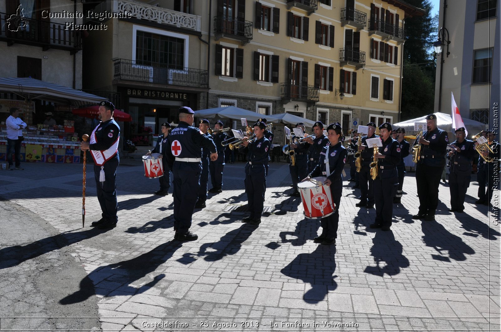 Casteldelfino - 25 Agosto 2013 - La Fanfara in Valvaraita - Croce Rossa Italiana - Comitato Regionale del Piemonte