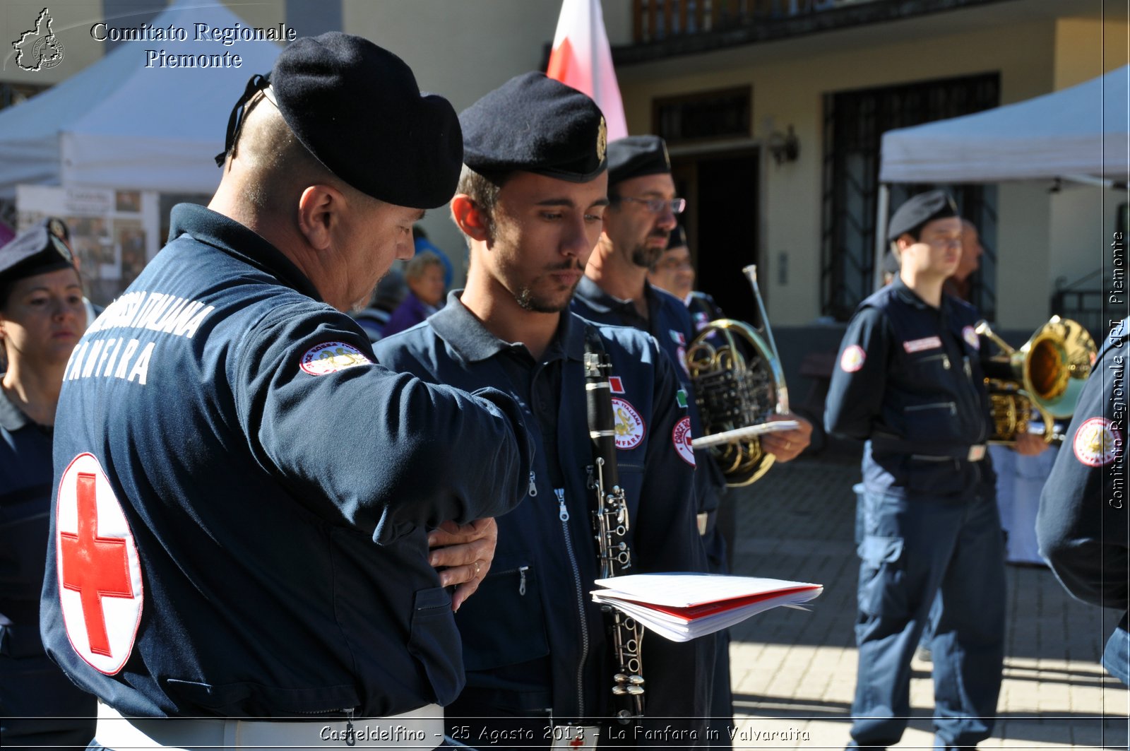 Casteldelfino - 25 Agosto 2013 - La Fanfara in Valvaraita - Croce Rossa Italiana - Comitato Regionale del Piemonte