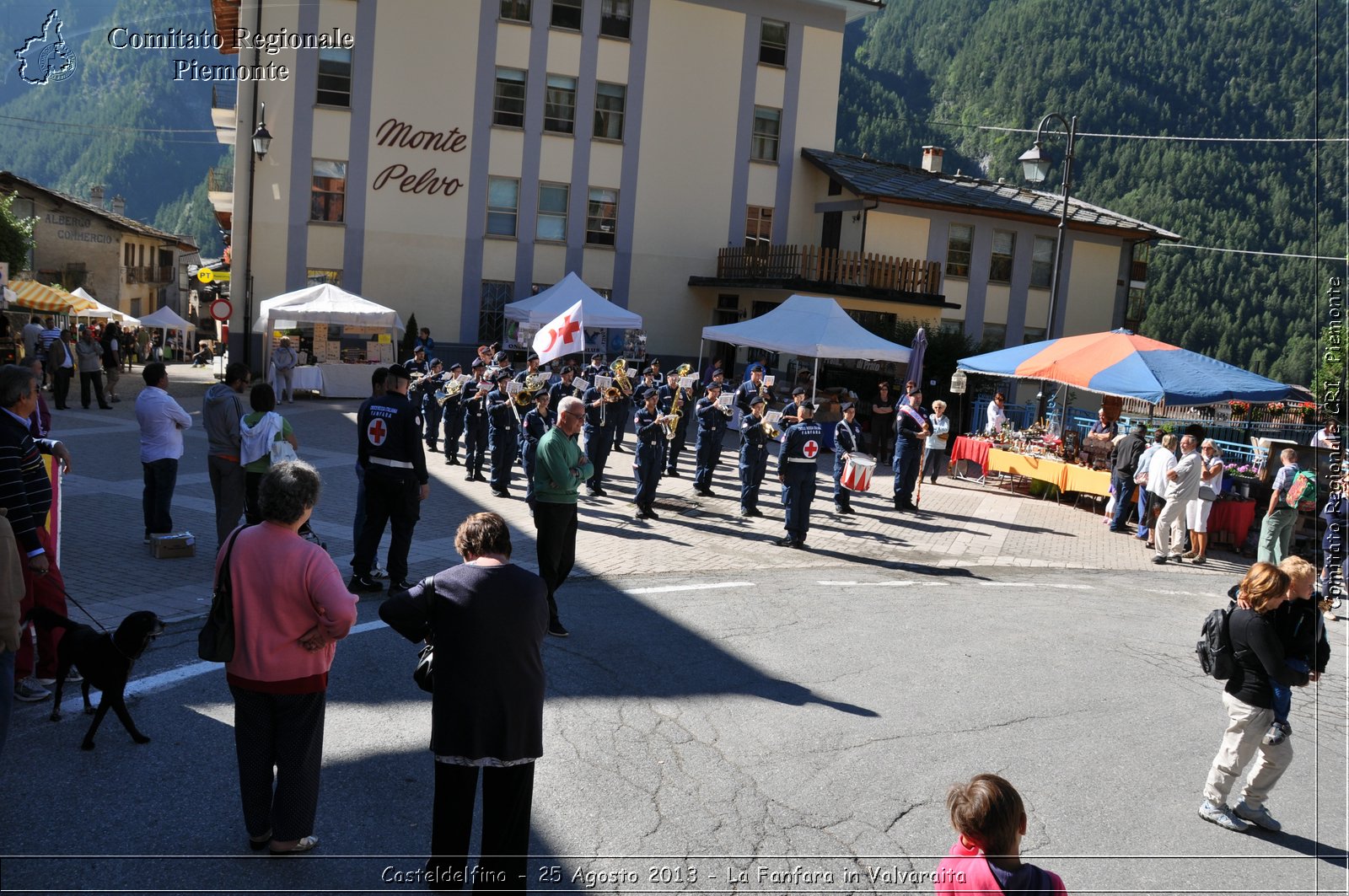 Casteldelfino - 25 Agosto 2013 - La Fanfara in Valvaraita - Croce Rossa Italiana - Comitato Regionale del Piemonte