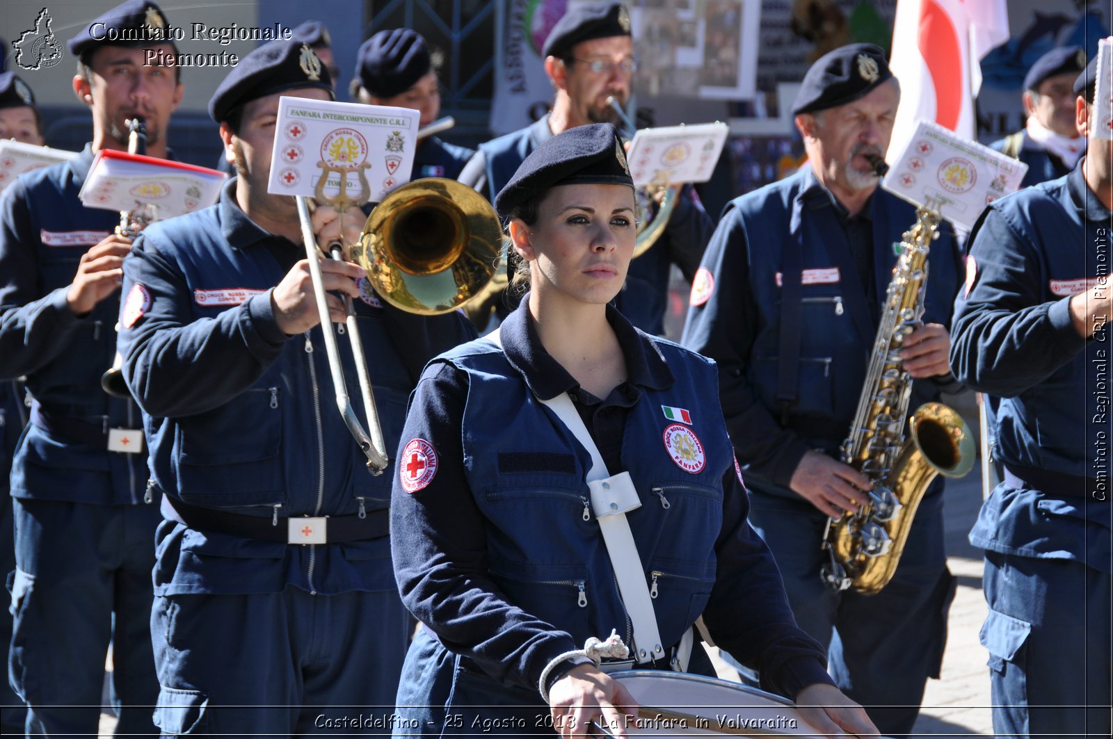 Casteldelfino - 25 Agosto 2013 - La Fanfara in Valvaraita - Croce Rossa Italiana - Comitato Regionale del Piemonte