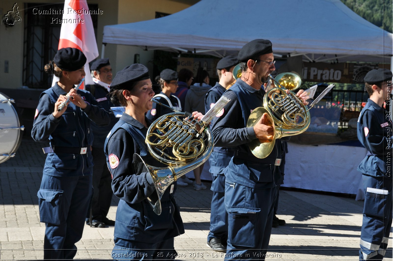 Casteldelfino - 25 Agosto 2013 - La Fanfara in Valvaraita - Croce Rossa Italiana - Comitato Regionale del Piemonte