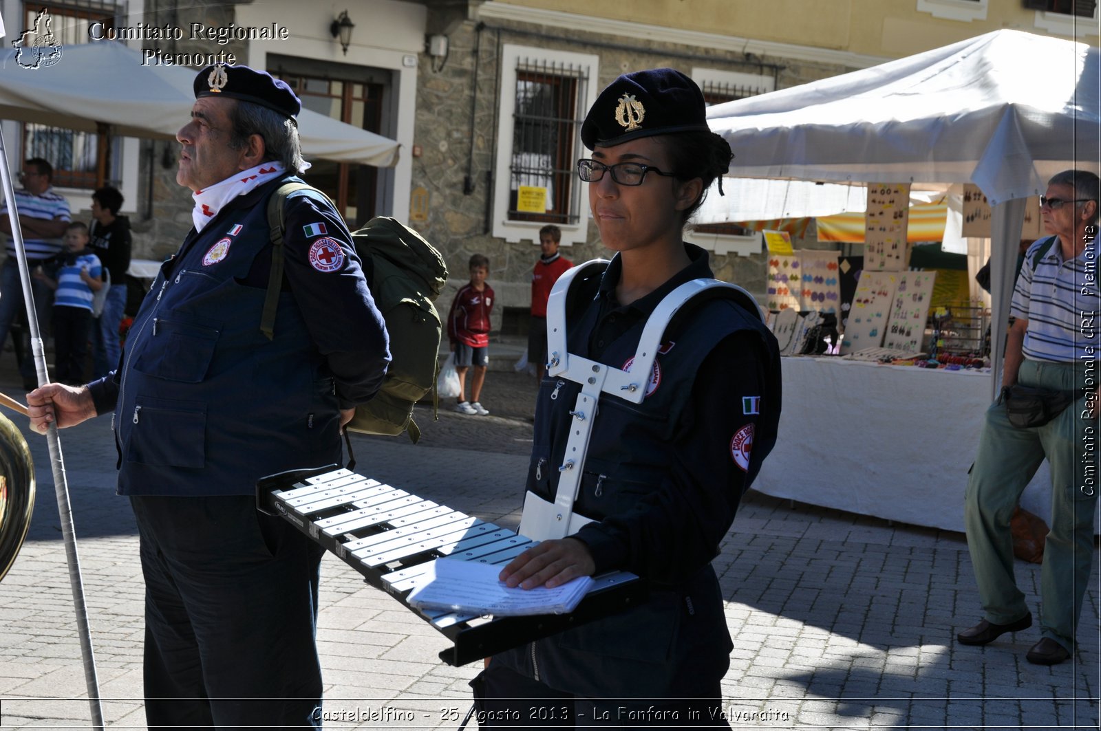 Casteldelfino - 25 Agosto 2013 - La Fanfara in Valvaraita - Croce Rossa Italiana - Comitato Regionale del Piemonte