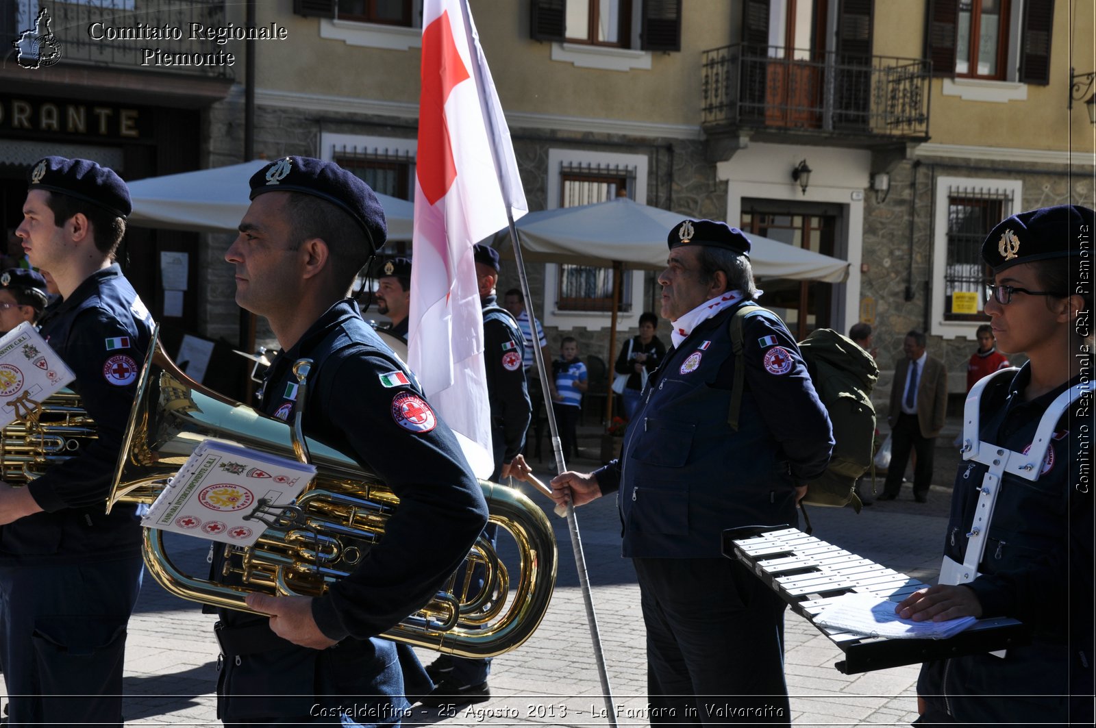 Casteldelfino - 25 Agosto 2013 - La Fanfara in Valvaraita - Croce Rossa Italiana - Comitato Regionale del Piemonte